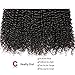 Dinoce Compatible with Longqi Beauty Brazilian Curly Unprocessed Virgin Hair 3 Bundles Remy Human Hair Jerry Curly Weave 300g (22 24 26 Inch, Natural Color)