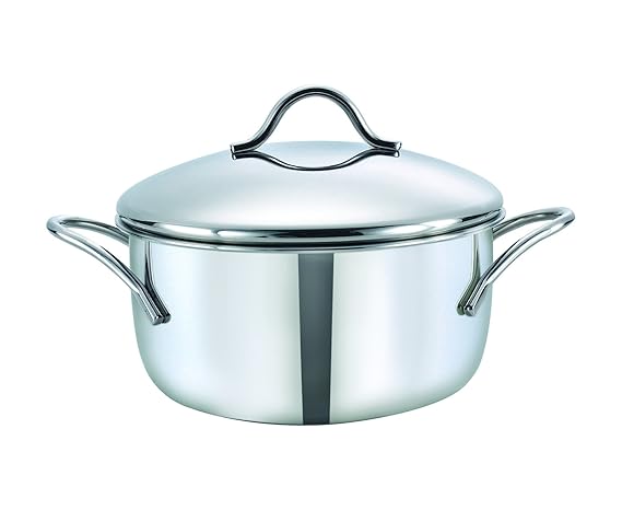 Prestige Prima Stainless Steel Casserole, 260 ml, Silver