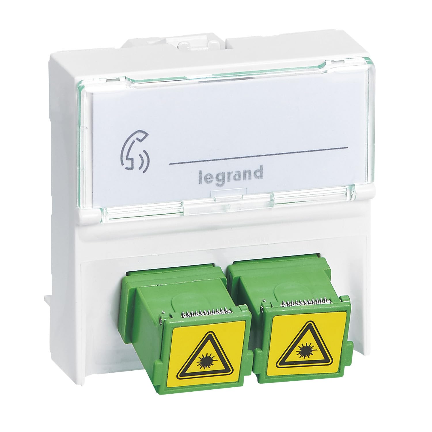 Legrand Mosaic - Socket -ii fo sc/APC 1 Module White