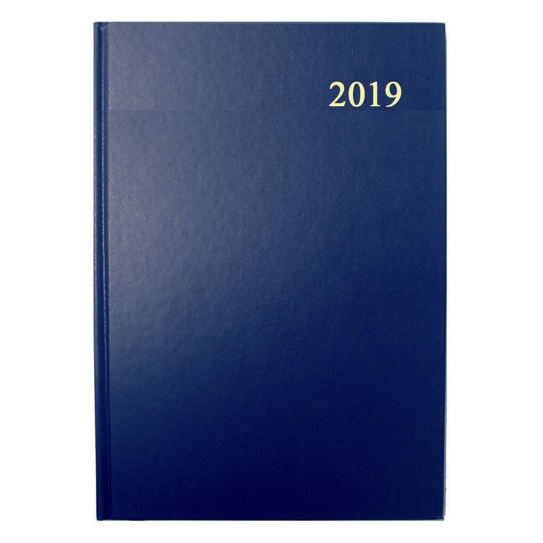 Collins Essential A4 Week to View 2019 Diary- Blue