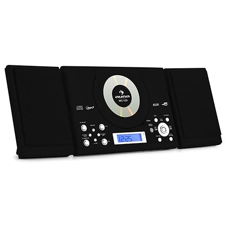 auna MC-120 • Stereoanlage • Kompaktanlage • Microanlage • MP3-fähiger CD-Player • UKW-Radiotuner • 30 Senderspeicher • USB-P