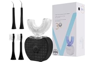 Xiarden KUOLAO U-Shaped Toothbrush for Adults - 360° Teeth Whitening & Mouth Cleansing, Hands-Free Gums Protection - Fast Cha