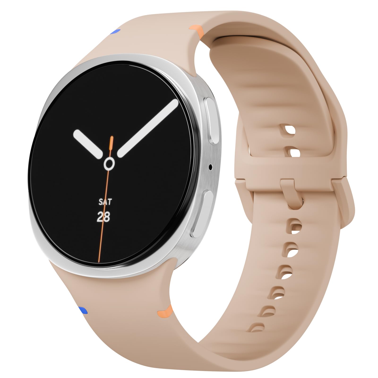 Shalila Sport Bands Compatible with Samsung Galaxy Watch 8 40mm 44mm/Galaxy Watch 8 Classic 46mm Band(2025), Soft Silicone Replacement Strap Waterproof for Women Men, S/M/L