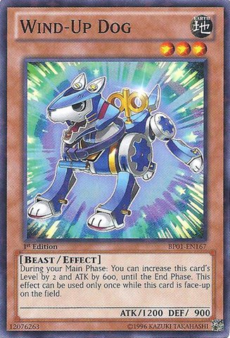 Yu-Gi-Oh! - Wind-Up Dog (BP01-EN167) - Battle Pack: Epic Dawn - 1st Edition - Starfoil Rare