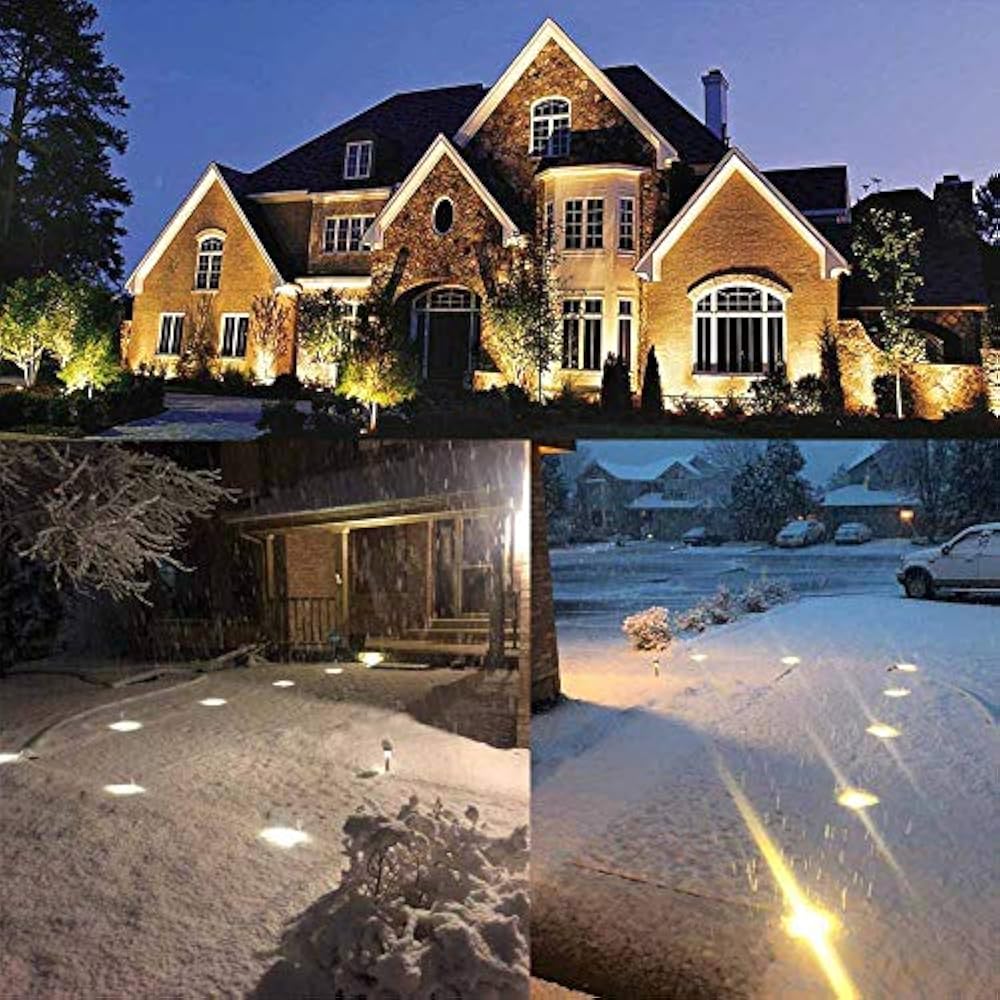 Landscape Lights 6Pack LED Well 1W 12V24V Ground IP67 Waterproof Low