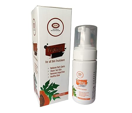 papaya foaming face wash