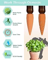 vensovo Terracotta Self Watering Spikes 10 Pcs Plant Watering Devices view 4