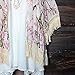 Fanala Sexy Women Boho Crochet Sheer Lace Floral Kimono Cardigan Coat Blouse Tops