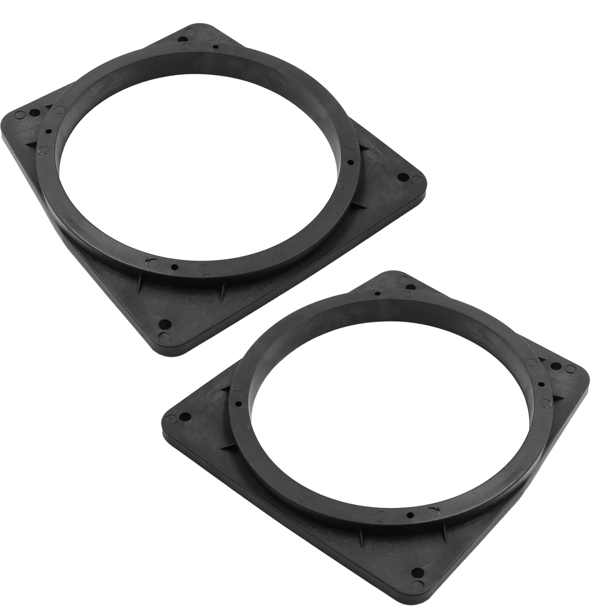 MACHSWON 2pcs Car 6.5inch Speaker Mounting Spacer Adaptor Rings Bracket for Mitsubishi LANCER 2002-2007 SAVRIN 2004-2013 Black