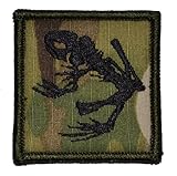 SEAL Team Frog Skeleton DEVGRU 2x2 Military Patch / Morale Patch - Multicam