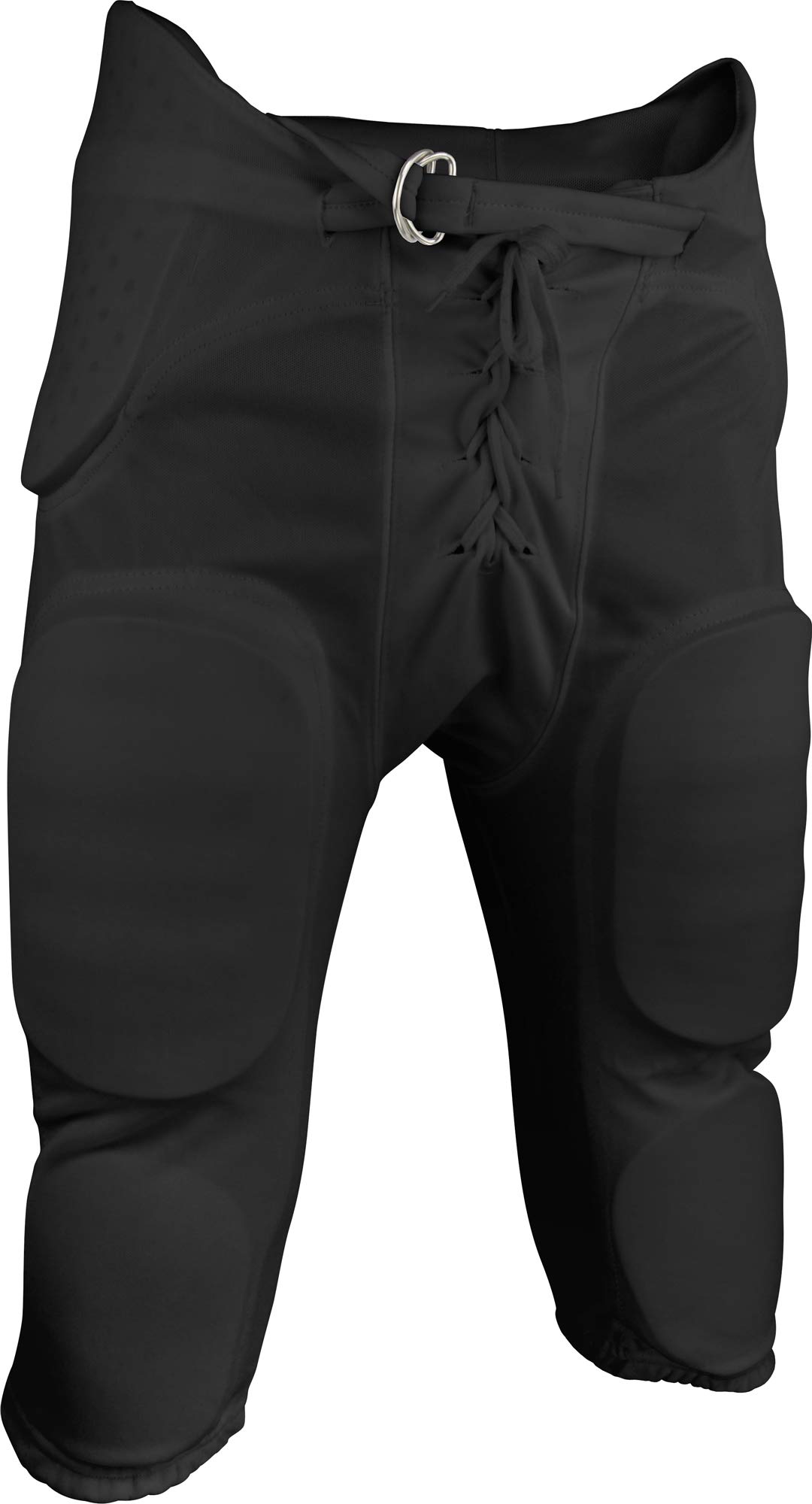 Photo 1 of Sports Unlimited Double Knit Integrated Adult Football Pants, Men Football Practice Pants, Black MEDIUM 