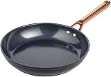 Ninja Extended Life 28cm Ceramic Frying Pan Non-Stick Induction Copper Black