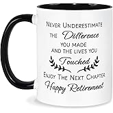 Silkwishes Retirement Gift for Woman Men, Funny Retirement Mug, Best Retirement Gifts for Men Women 2026, Coworkers, Friends, Teacher, Boss, Sisters, Mom, Retired Gifts Coffee Cup 11oz