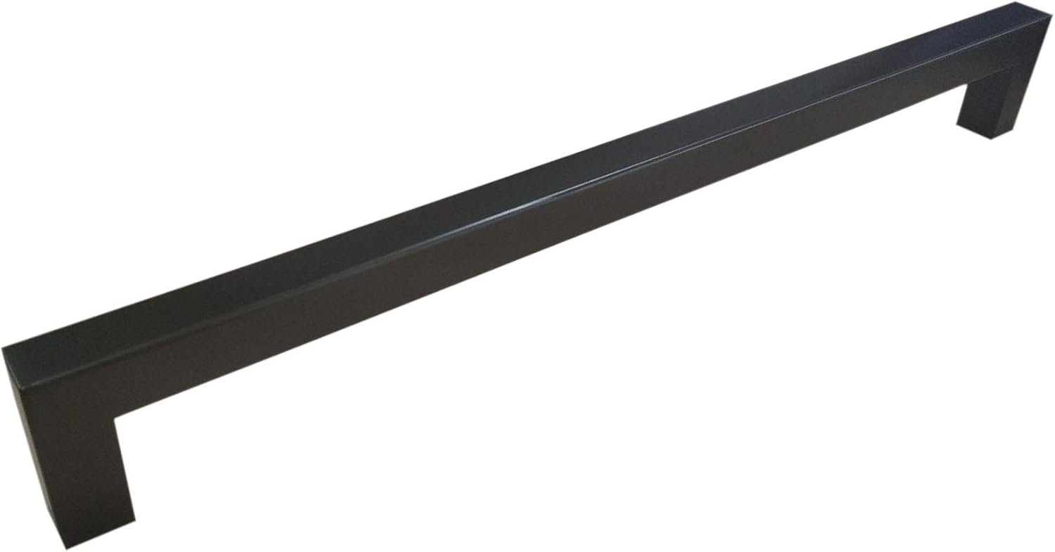 Best Black Square Bar Cabinet Handle 10Inches 10Pack