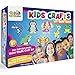 3 Bees & Me Kids Crafts Kit for Boys & Girls Age 5 to 8 - DIY Spray and Stay Water Beads Craft Set for Designs, Keyrings & Backpack Clips - No Iron or Glue Needed - 2 Pegboards & 20 Designs, Various