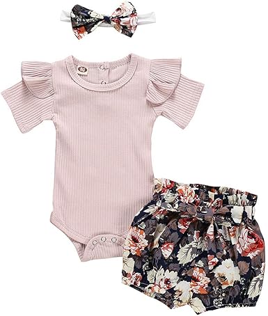 HucodeVan Conjuntos Ropa Bebe niña Verano 6 a 24 Mes Newborn ...