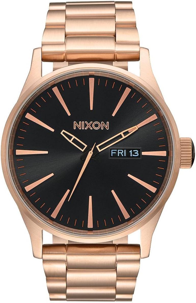 Montre Nixon Sentry Solar Mixte - Analogique-Numérique - Bracelet Acier - Énergie Solaire