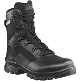 HAIX Trooper GTX High Side Zip Waterproof Law Enforcement Leather Duty Boots with Antislip Outersole and Cushioned Insole