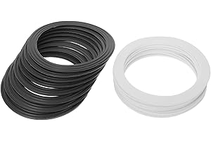 NESTINGHO Sink Drain Gasket Rubber Seal Rings 8 Pairs for Kitchen and Bathroom with Leak Proof Design and