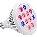 TaoTronics Led Grow lights Bulb , Grow Lights for Indoor Plants, Grow Lamp for Hydroponics Greenhouse Organic, Plant Lights ( E27 12w 3 Bands)