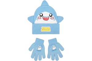 BIOWORLD LankyBox Thicc Shark 2-Piece Cuff Beanie & Magic Gloves Set