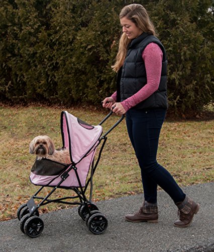 Pet Gear Ultra Lite Travel Stroller, Compact, Large Wheels