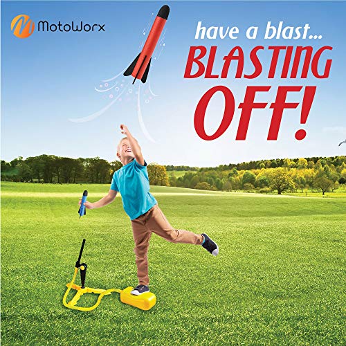 Toy Rocket Launcher for kids – Shoots Up to 100+ Feet – 8 Colorful Foam Rockets, Stomp Launch Pad - Fun Outdoor Toy for… - Image 3