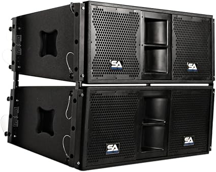 Seismic Audio Sala 210 Pair Pair Of Passive 2x10 Line Array Speakers With Dual Compression Drivers Pa Dj Band Live Sound Amazon Ca Musical Instruments Stage Studio