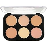 MAEPEOR 6 Colors Concealer Correct Contour Palette Cream Smooth Full Coverage Corrector Long Lasting Natural Moisturizing Correcting Concealer Palette (01 Light)
