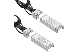 10G SFP+ DAC Twinax Cable, Passive Direct Attach Copper SFP Cable, Compatible with Intel XDACBL5M,5-Meter, Ethernet Network D