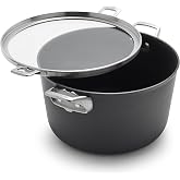 Calphalon&reg; Premier&trade; Space-Saving Hard-Anodized Nonstick 12-Quart Stock Pot with Lid