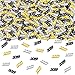 2019 Confetti | Pack of 1000, 1.5 Ounce - Graduation Party Supplies 2019 | Graduation Confetti 2019 | Anniversary | Graduation Table Decorations | Graduations Decorations 2019 | Gold Black Silver