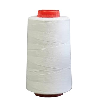 6000 Yards-White Sewing Thread All Purpose