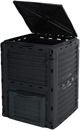 COMPOSTER 4smile 300 Litre Garden Composter Bin Black 300L Plastic view 2