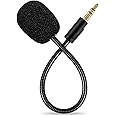 AKKE Replacement Game Mic Compatible for Razer Electra V2 3.5mm Jack Detachable Microphone Boom Noise Cancelling Compatible for Razer Electra V2 Gaming Headsets