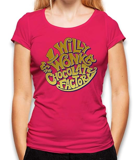 shirtminister Willy Wonka Chocolate Factory Damen T-Shirt - Viele Farben/S-XXL