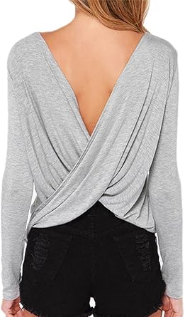 blusas con escote profundo
