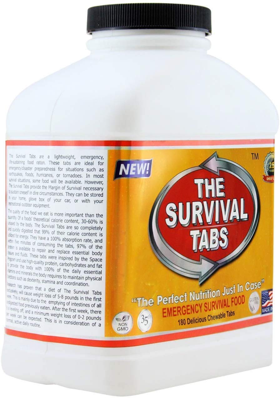 Survival Tabs 60Day 720 Tabs Emergency Food Ration Survival MREs Food