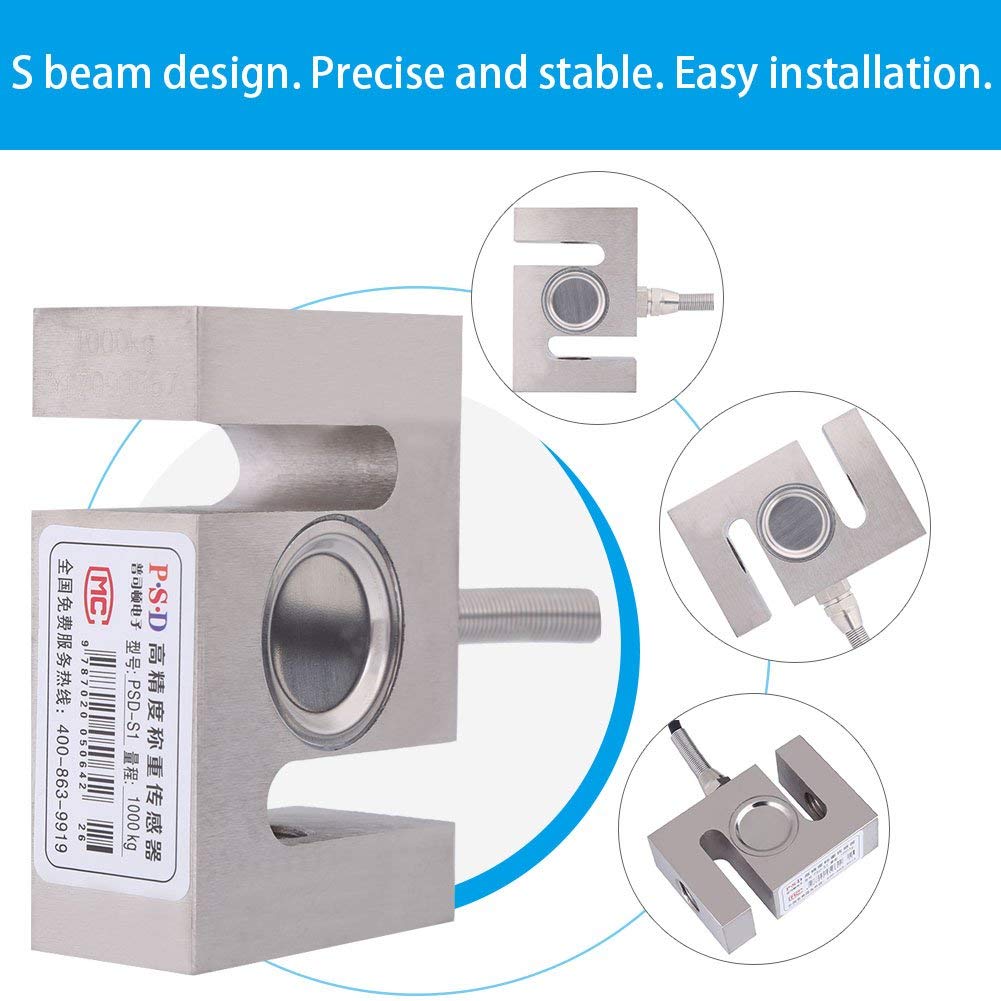 Weighting Scale Rls 1000 Sensor Mua Metal Load Cell Scale Weighting Sensor 1000kg/2204lb, Weighing ...
