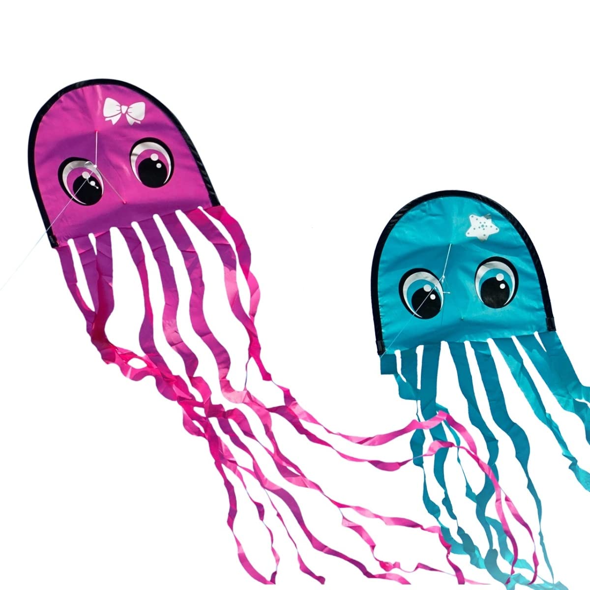 CIM Octopus kite - Draki - Single line kite for children from 3 years old - incl. kite line (Draki Lilly & Pacifik Set)