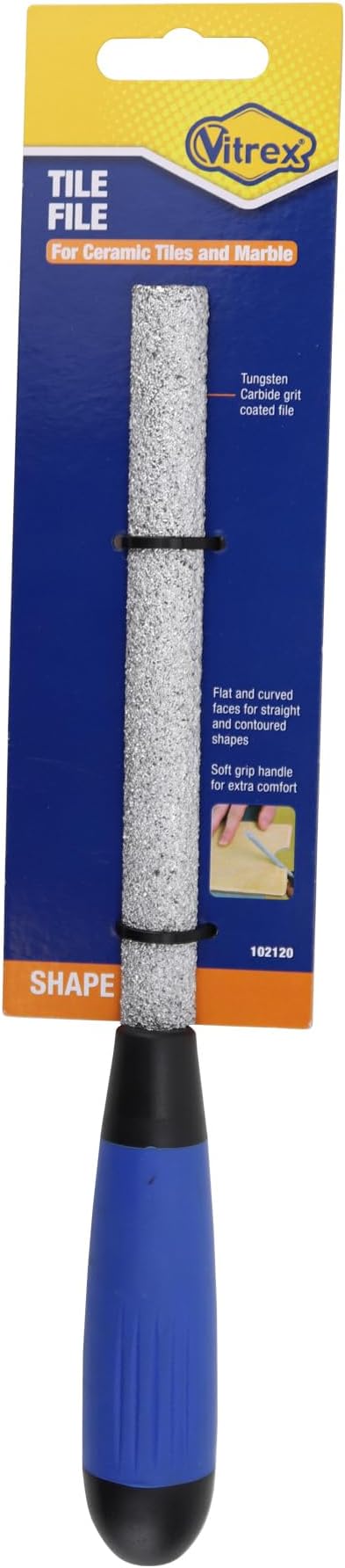 Vitrex 10 2120 Soft Grip Tile File – 10 2120 Tile File, Soft-Grip