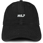 Trendy Apparel Shop Milf Embroidered Soft Cotton Low Profile Dad Hat Baseball Cap