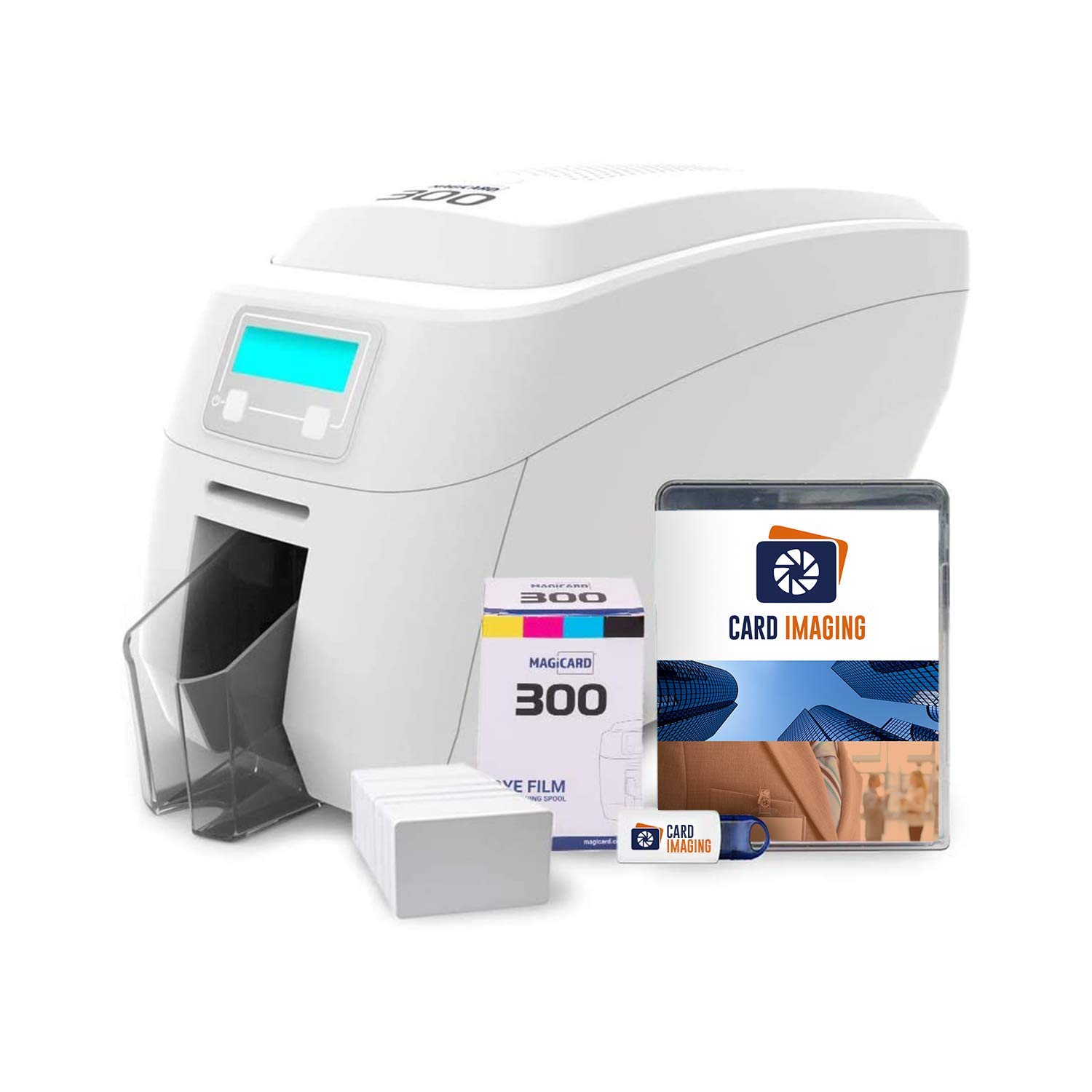 Magicard 300 Dual Sided ID Card Printer & Supplies