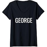 Womens George V-Neck T-Shirt