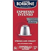 Caffe Borbone Aluminum Espresso Pods Compatible with Nespresso Original Machines, Espresso Intenso, Dark Roast, 100 Count