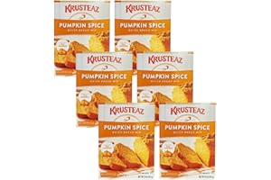 Krusteaz Baking Mix, Pumpkin Spice Quick Bread Mix, Made with Real Pumpkin & No Artificial Flavors, 15 Ounce Box (Pack of 6)