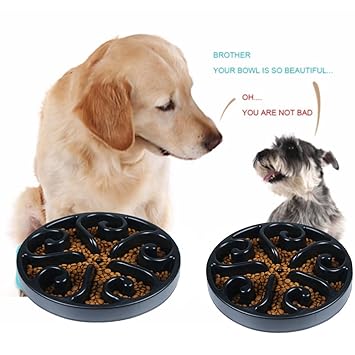Slow Feeder Bowl Bloat Stop Dog Cat Pets Puzzle Feeder Bowls Maze
