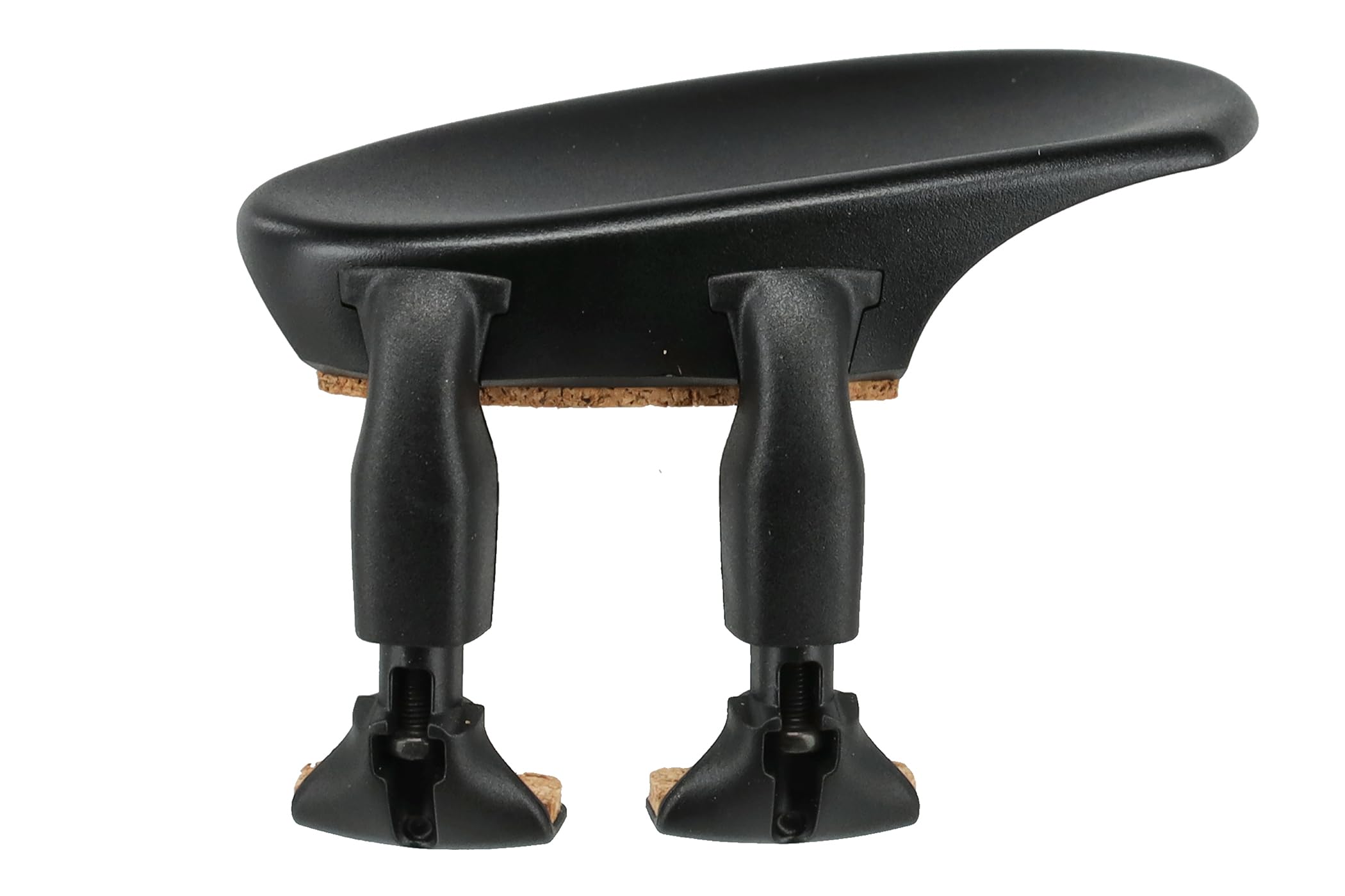 Wittner Chinrest, side-mounted chinrest Violin 1/8-1/16, high-tech plastic, anatomically shaped, allergy-tested, without screwdriver, black, Made in Germany, 250251