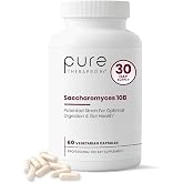 Pure Therapro Rx Saccharomyces 10B Probiotic (60 Count (Pack of 1)) | Supports Gut &amp; Digestive Health, 10B CFU Saccharomyces Boulardii, For Men &amp; Women, No Fillers, Made in USA, 30 Servings