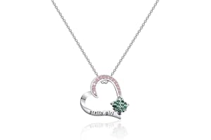 CHOORO Sorority Gifts Graduation Gift Pink and Green Necklace Sorority Graduation Jewelry